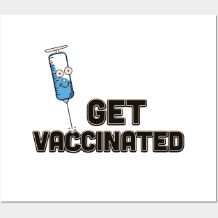 Get Vaccinated Posters and Art